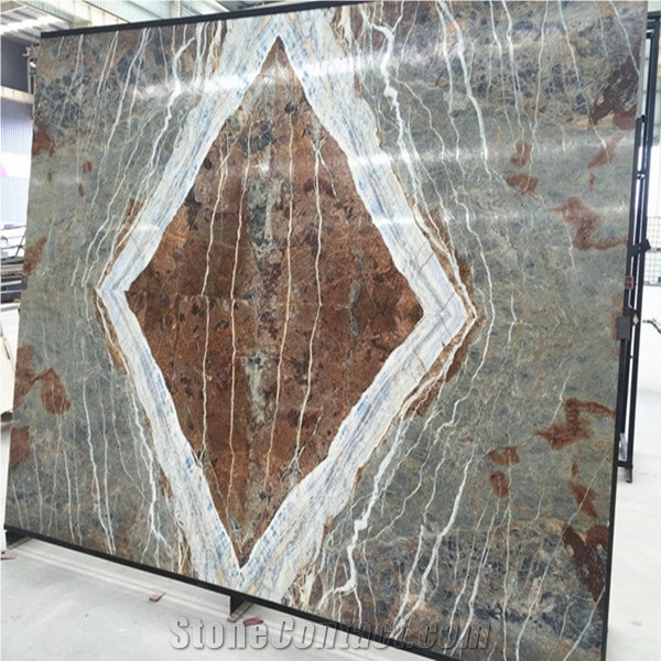 Blue Jeans Marble Big Slabs,Blue Marble Bookmatch