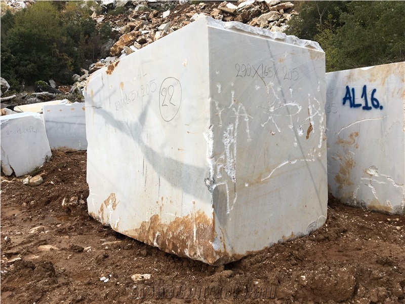 Calacatta Joyce Marble Block White Quarry Ower
