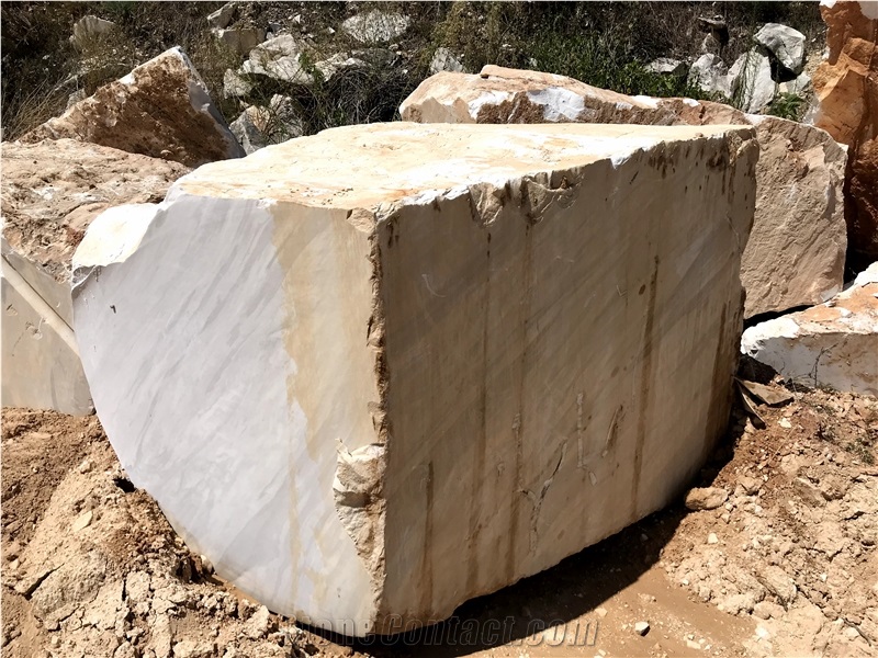 Royal Volakas White Marble Blocks Quarry Owner