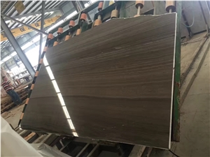 Bookmatched Polished Coffee Wood Vein Marble Slabs