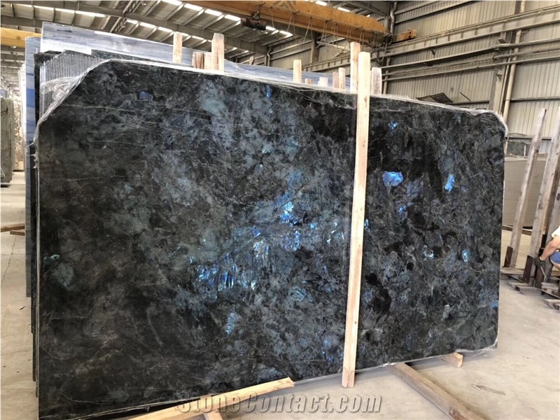 Lemurian Blue Granite Slabs for Kitchen Tops