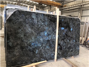 Lemurian Blue Granite Slabs for Wall Claddings