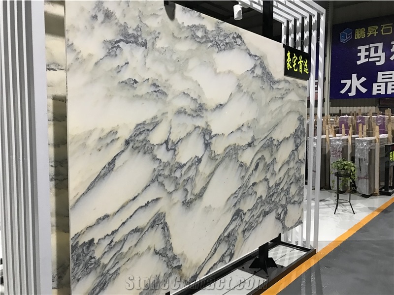 China Landscape Painting Marble Wall