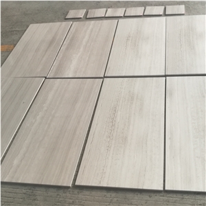 Hot Sell China White Wooden Marble Slab and Tile