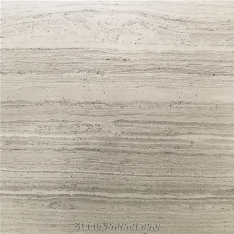 Hot Sell China White Wooden Marble Slab and Tile