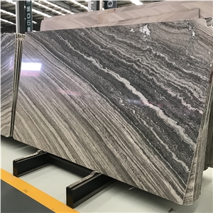 Hot Sell Silver Wood Marble Slab and Tile