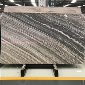 Hot Sell Silver Wood Marble Slab and Tile