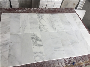 Bianco Arabescato White Marble Tiles For Wall Cladding