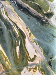 China Dreaming Green Backlit Marble for Wall