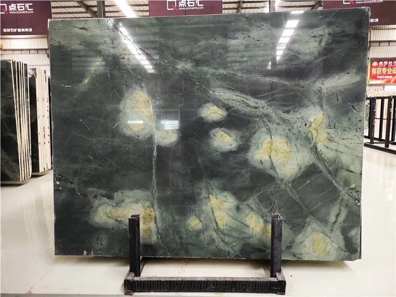 China Green Marble Slabs for Wall Cladding/Stair