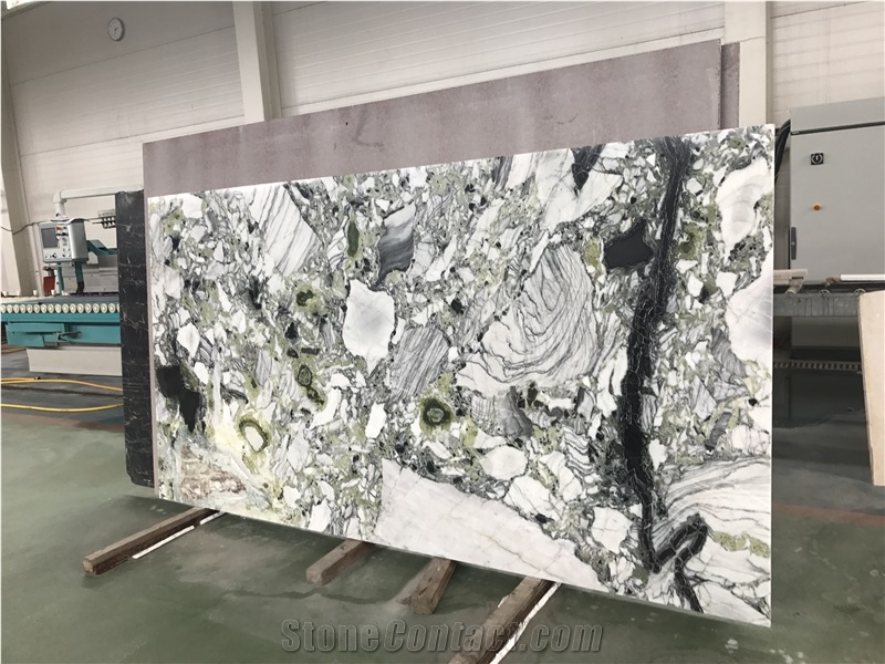 Chinese Ice Connect Marble Slab for Wall and Floor