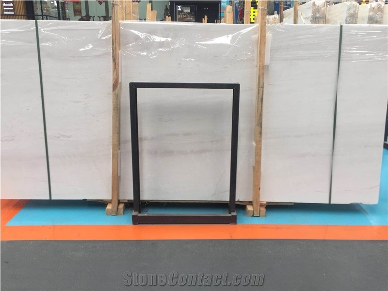 Chinese Polar White Marble Slabs for Wall Cladding
