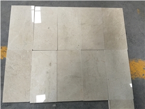 Factory Cream Marfil Marble 12"X24" Tile For Floor Covering
