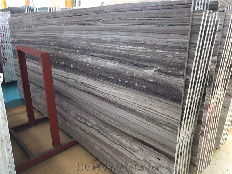 Palissandro Blue With Brown Straight Line Marble
