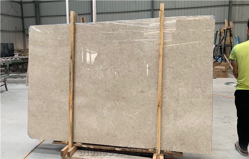 Polished Light Pearl Marble Slabs For Wall & Floor