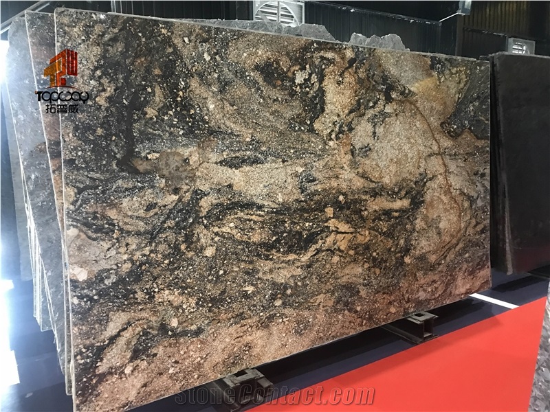 Black Forest Gold Granite Slab