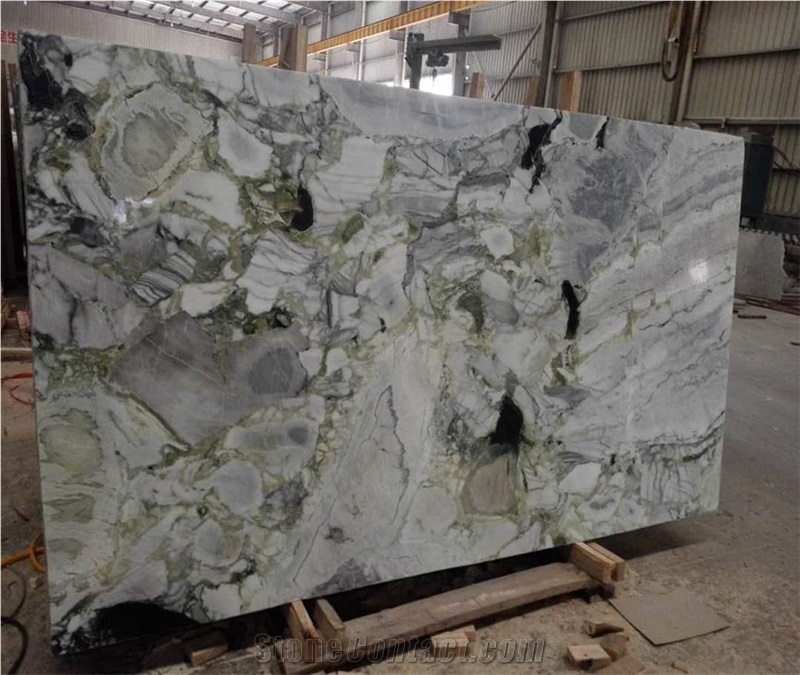 China Cheap Ice Green Marble, Primavera Marble