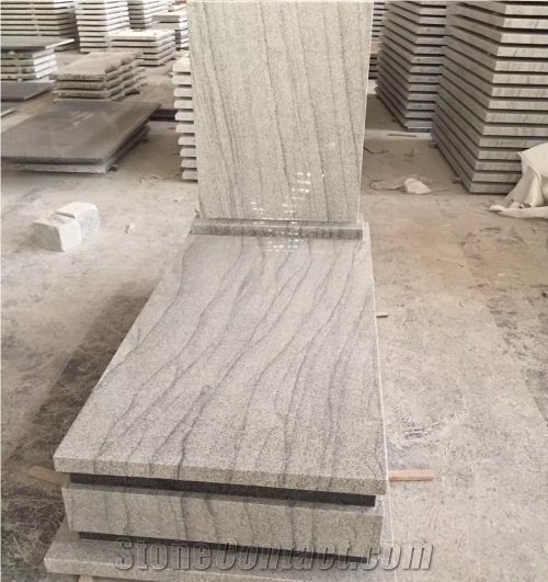 China Viscont White Granite for Tombstone Monument