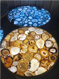Colorful Agate Small Table