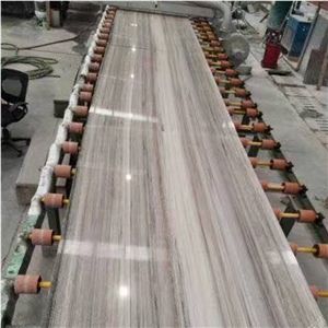 China Crystal Wood Marble Slabs