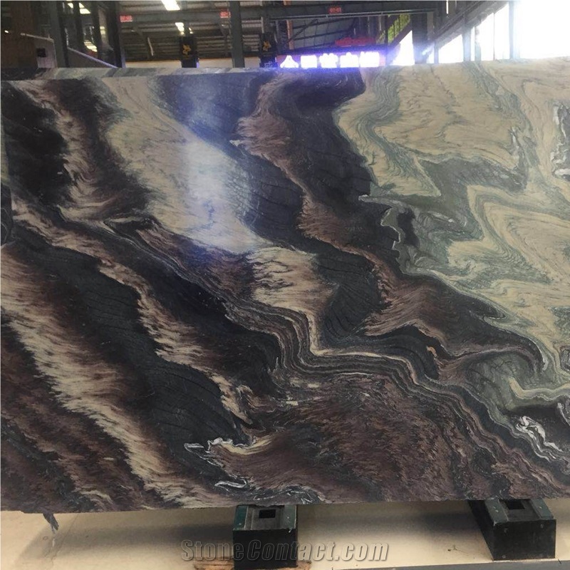 China Venice Brown Marble Slabs and Tiles