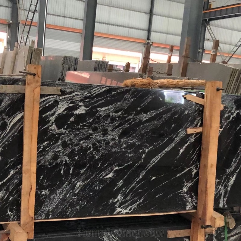 Chinese Snow Grey Granite Slabs