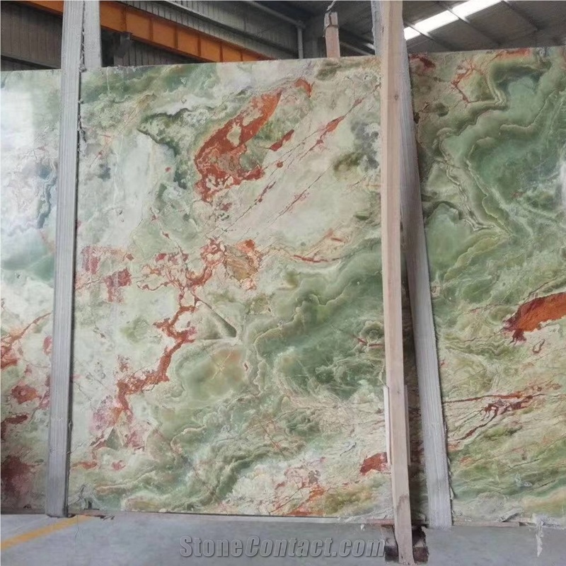 Green Onyx Slabs and Tiles