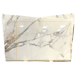 Italy Calacatta Gold with Thick Golden Veins White