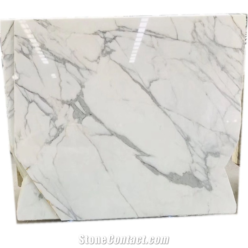 Laminate Panel Bianco Calacatta White Marble Tile