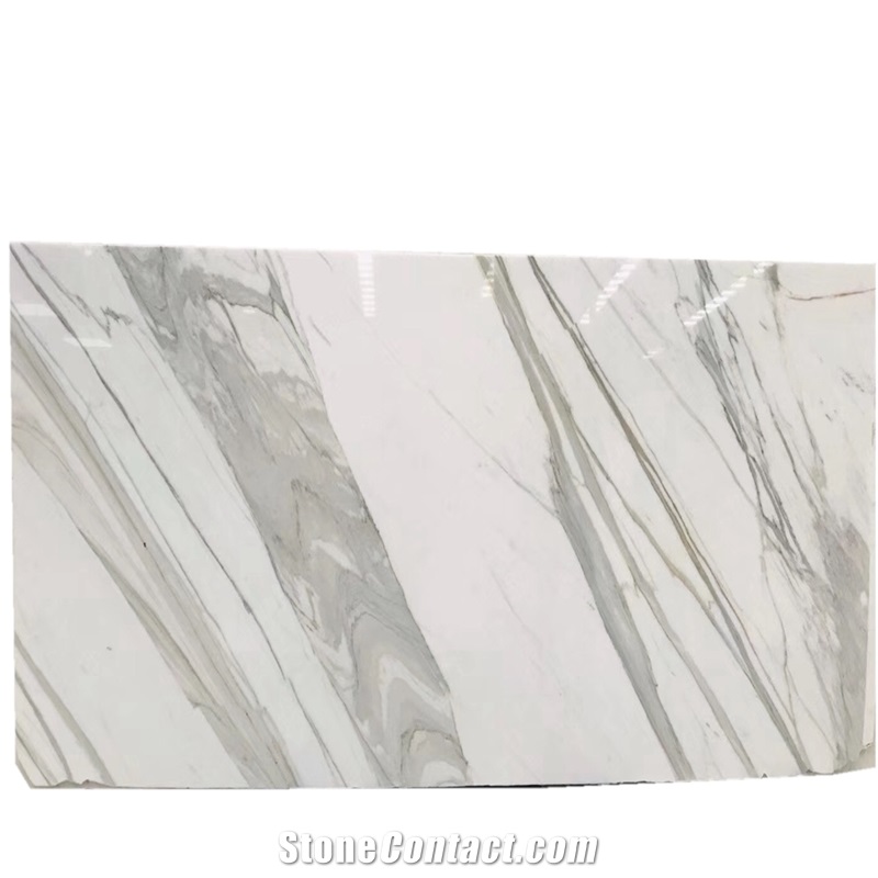 Statuary White Marble Slabs for Statuario Venato