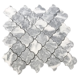 Waves Lantern Pattern Mosaic Tile Backsplash