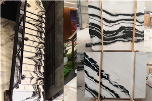 China Panda White Marble Flooring and Walling Tile