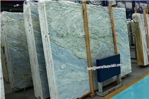 Lemon Ice Blue Translucent Quartzite Wholesales