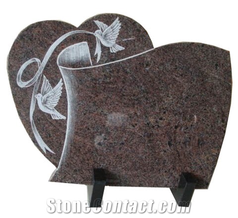 Customized Natural Granite Pet Memorial