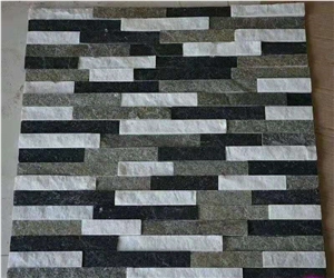 Mixed Color Decorative Slate Wall Cladding
