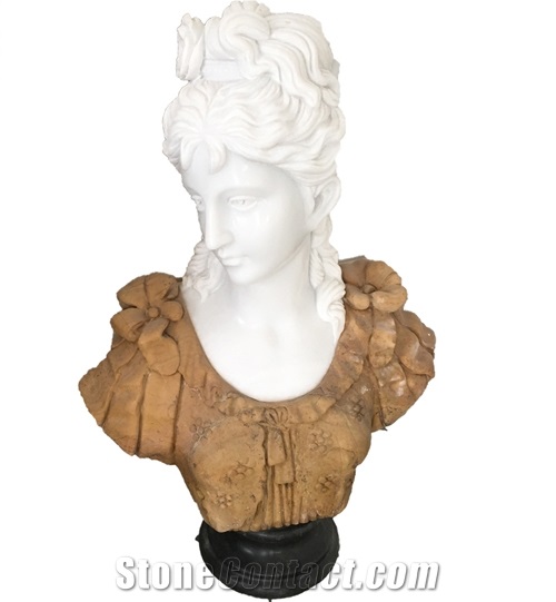 Natural Marble Stone Decoration Bust Statue