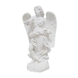 White Marble Decorative Sleeping Child Angel Statue