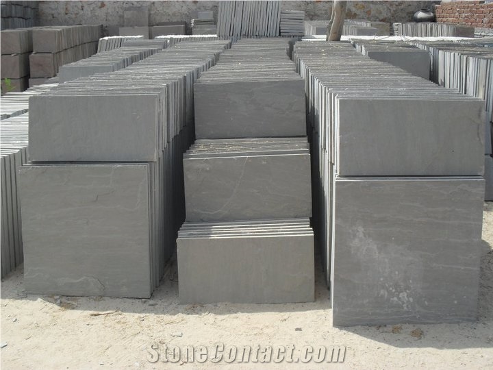 Kandla Grey Sandstone Paving Tiles