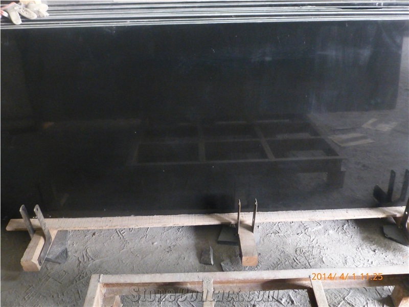 China Mongolia Black Granite Slabs and Tile