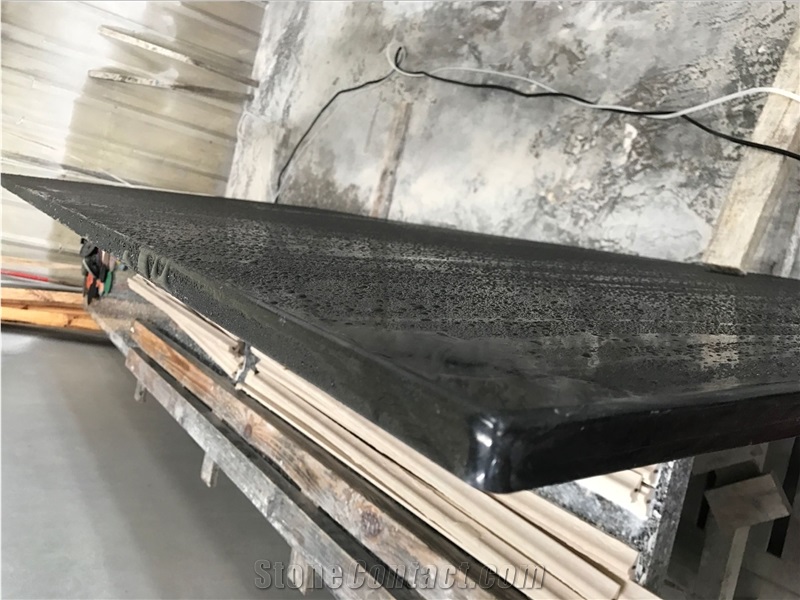 Chinese Popular Pure Black Granite Countertop