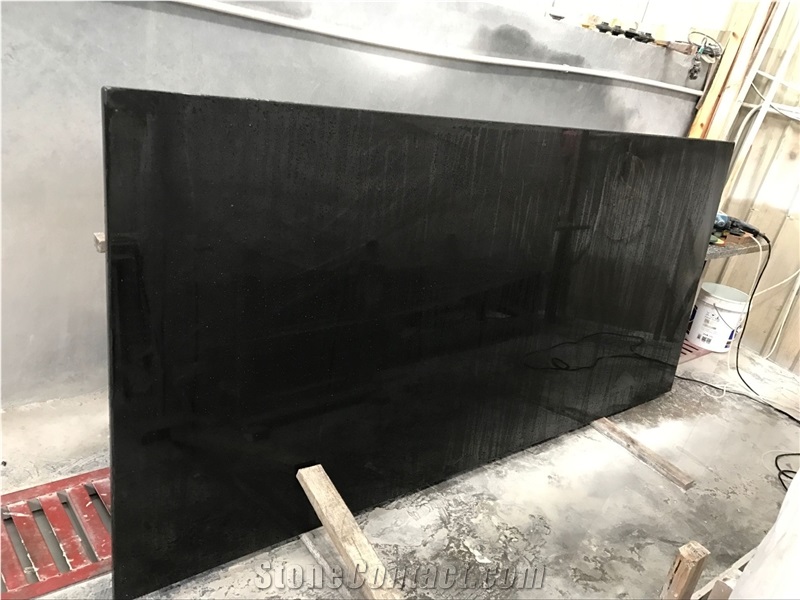Chinese Popular Pure Black Granite Countertop