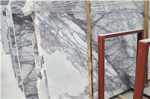 Milas Lilac White Marble Wall Floor Tiles Slabs