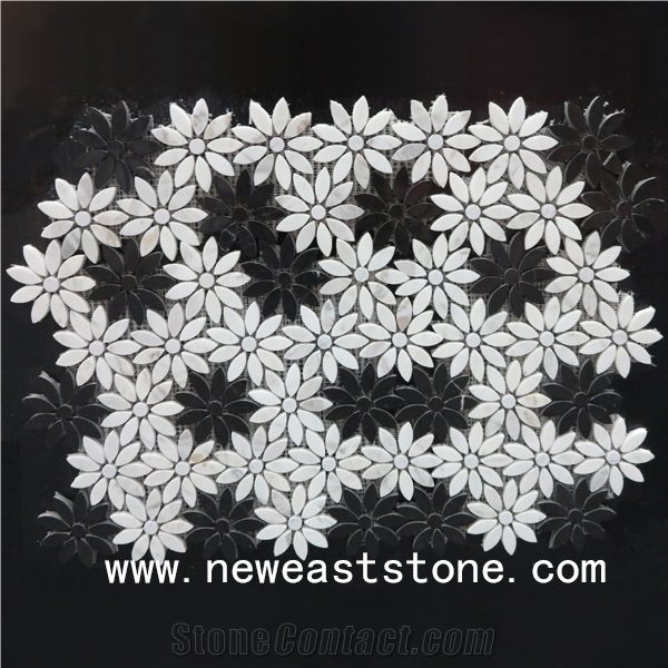 Black and White Marble Mosaic Tile Prices in Egypt