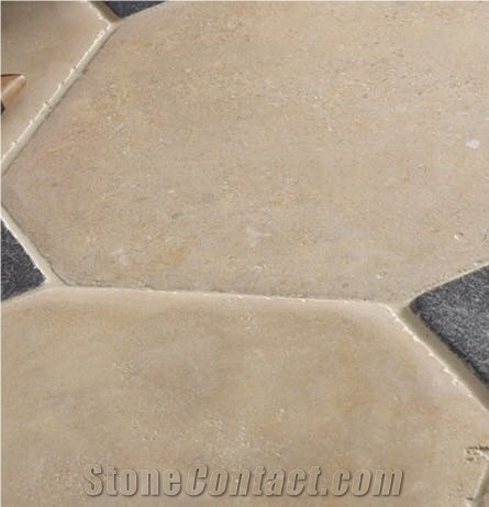 Antique French Stone Floors, Kitchen Cabochons Floors Tile 30x30cm