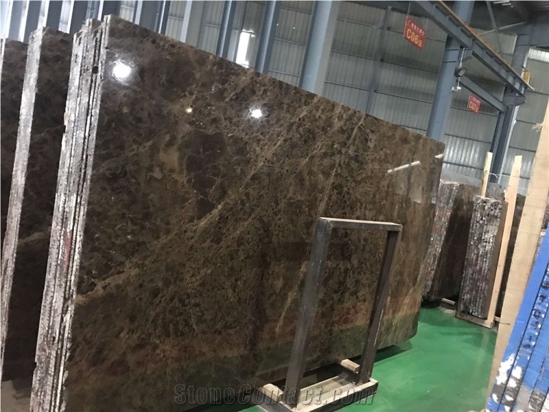 Coffee Cream Marble Slabs Wall Tiles for Opus Romano