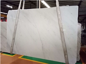 Guangxi White Marble Tiles Slabs Hotels Polished