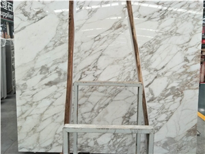 Snow White Marble Tiles Slabs White Italy Hotel