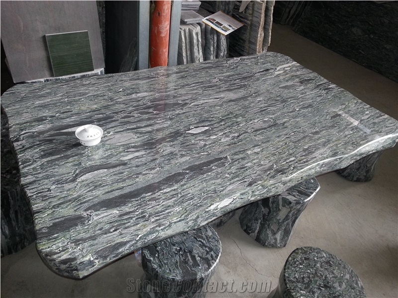 Yunnan Multicolored Wave Green Green Marble Verde