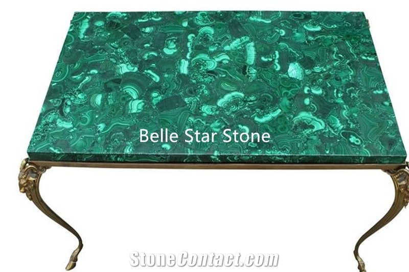 Malachite/Green Jade Precious Stone Balustrades