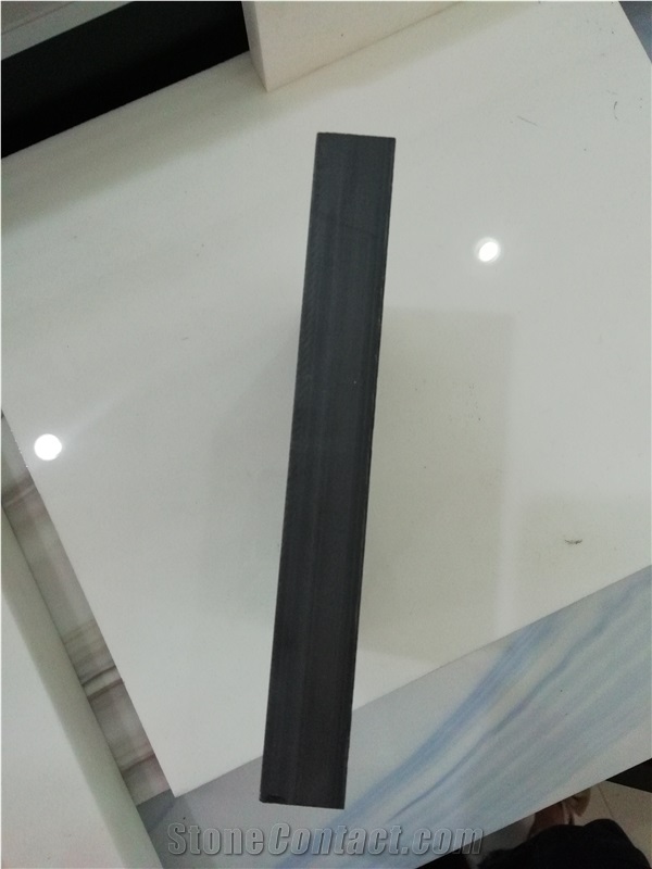 Black Artificial Marble Stone Tiles for Flooring